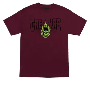 Souvenirs Creature Bonehead 2 Relic T-Shirt - Maroon Entertainment