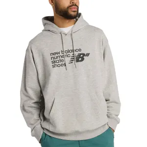 Spandex Stretch New Balance Numeric Logo Hoodie - Athletic Grey Collectibles