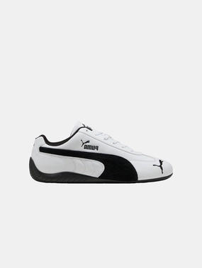 Plain Hike Shine Hike Speedcat Leather "White/Black"