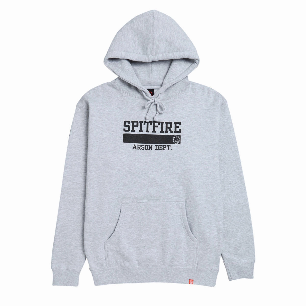 Spitfire Arson Dept. Hoodie - Grey Heather/Black Print Makeup Removers Skin Care