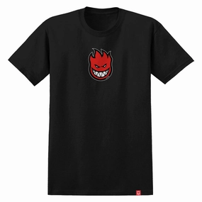 Spitfire Bighead Mid Fill T-Shirt - Black/Red/White Health & Fitness Hotel Amenities