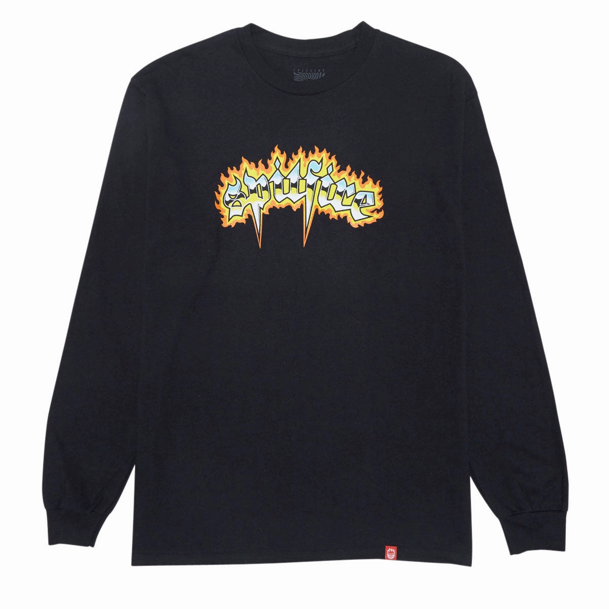 Spitfire Chrome Venom Long Sleeve T-Shirt - Black/Multi Color Print Fashion Collection Ebooks