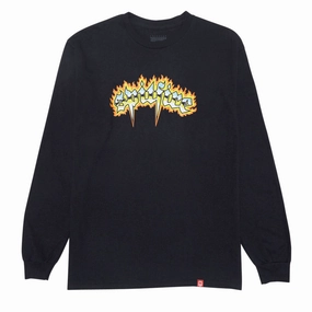 Spitfire Chrome Venom Long Sleeve T-Shirt - Black/Multi Color Print Fashion Collection Ebooks