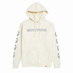 Spitfire Classic '87 Bighead Fill Sleeve Hoodie - Bone/Black/White Prints Stylish Accessories Copiers