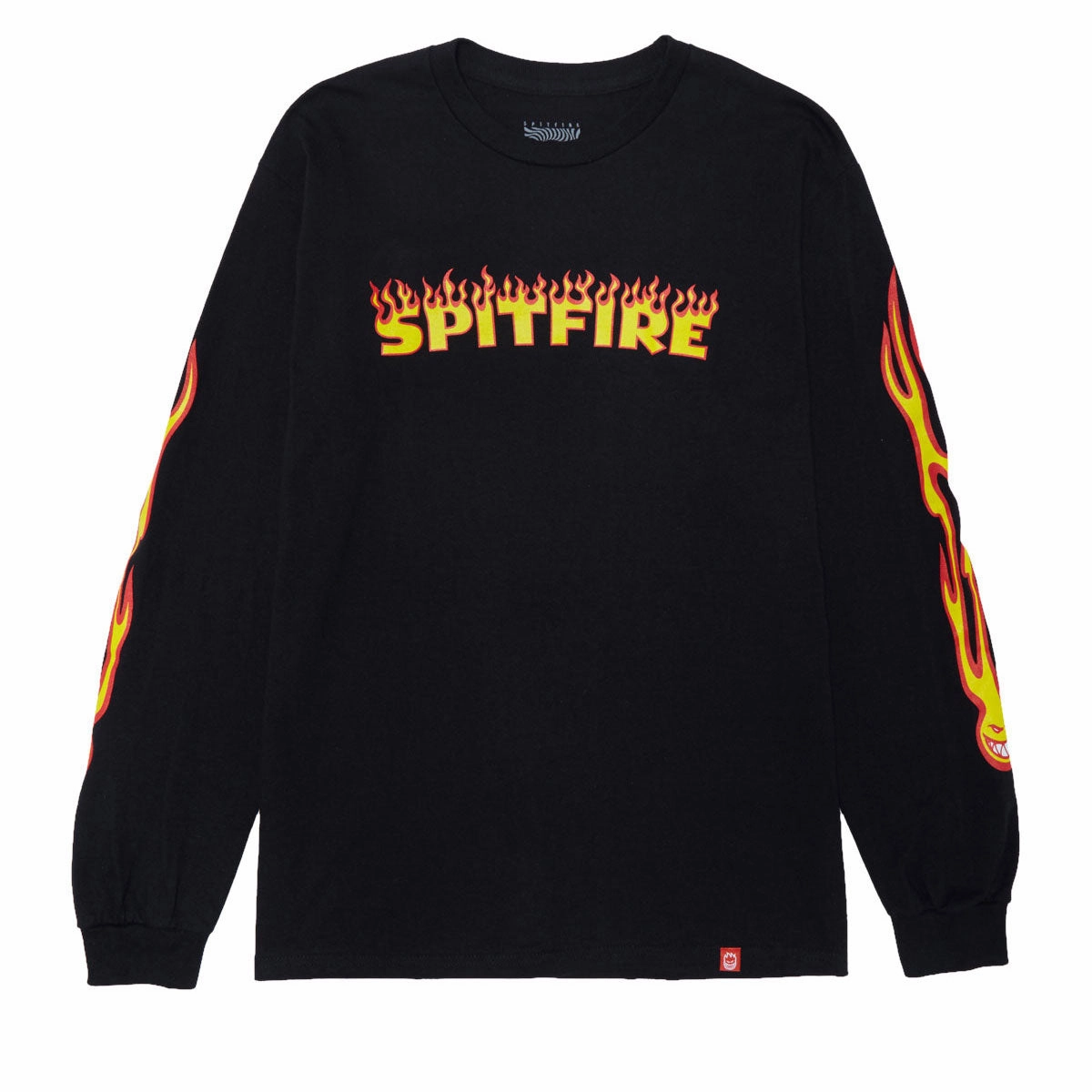 Spitfire Hotrod Long Sleeve T-Shirt - Black/Yellow/Red Paper Products Activities