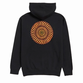 Spitfire OG Classic Flame Hoodie - Black/Red/Yellow Prints Industrial Clothing Activewear
