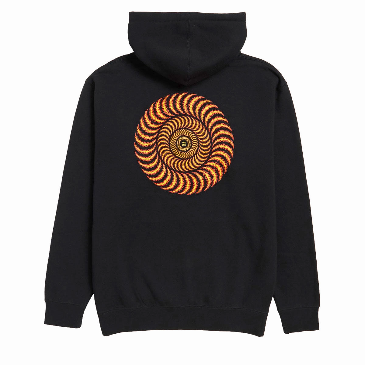 Spitfire OG Classic Flame Hoodie - Black/Red/Yellow Prints Industrial Clothing Activewear