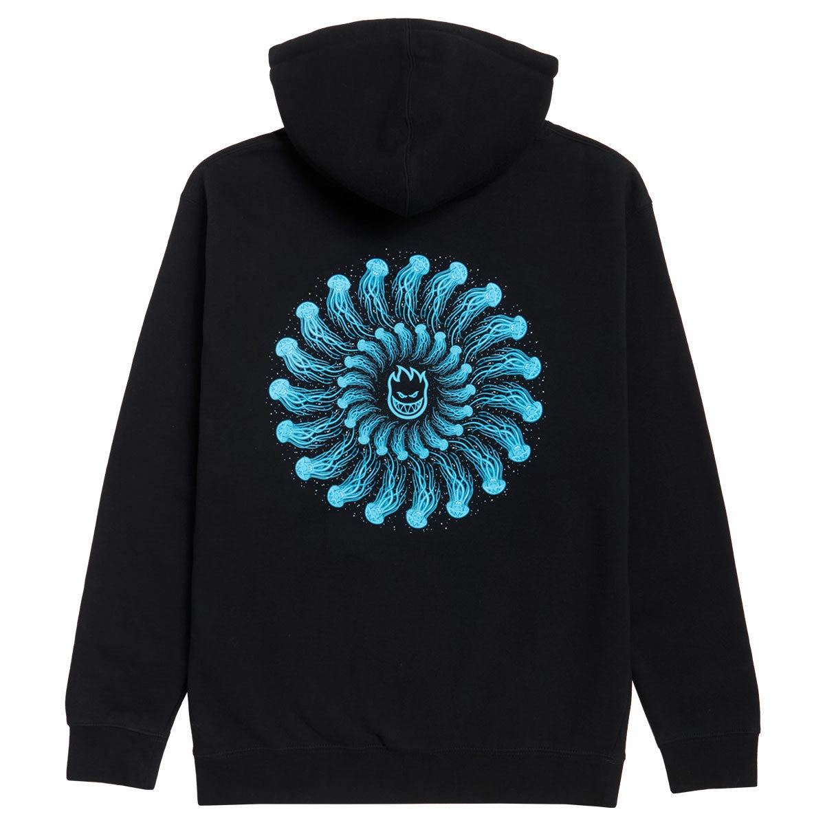 Spitfire x Atlantic Drift Jelly Classic Hoodie - Black Trading Cards Customizable