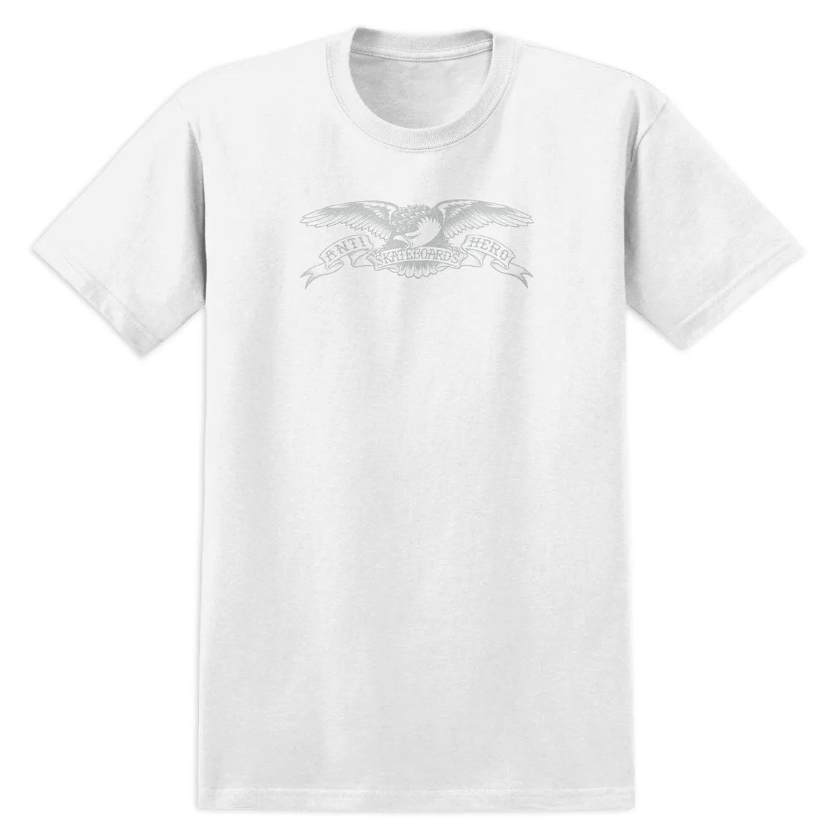Sports Apparel Anti-Hero Basic Eagle T-Shirt - White/Grey Trash Bags