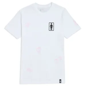 Sports Balls Girl x Hello Kitty All Over T-Shirt - White Office Supplies