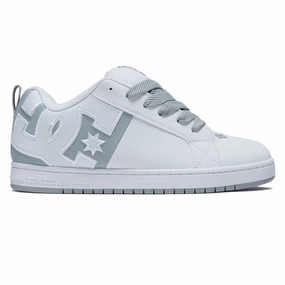 Sports Apparel DC Court Graffik SQ Shoes - White/Grey Diving Boards