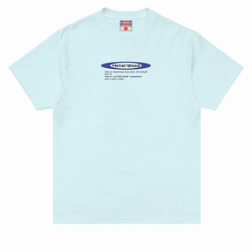 Sports Cards Metalwood Hello World T-Shirt - Baby Blue Party Favors
