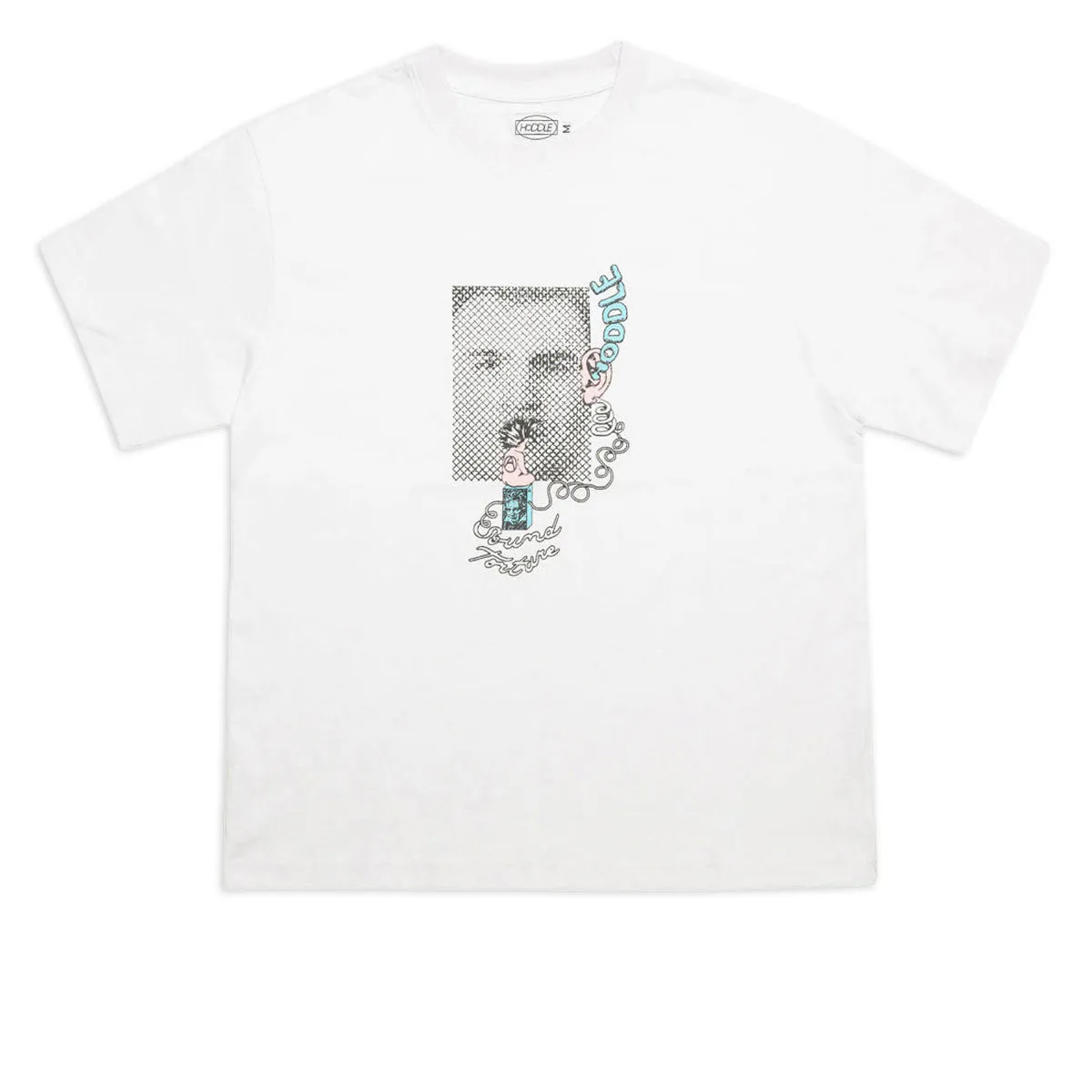 Stamps Hoddle Sound Torture T-Shirt - White Newspapers