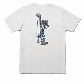 Stance Kool Kat T-Shirt - White Hair Care Electrical Supplies
