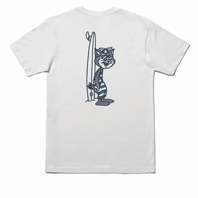 Stance Kool Kat T-Shirt - White Hair Care Electrical Supplies