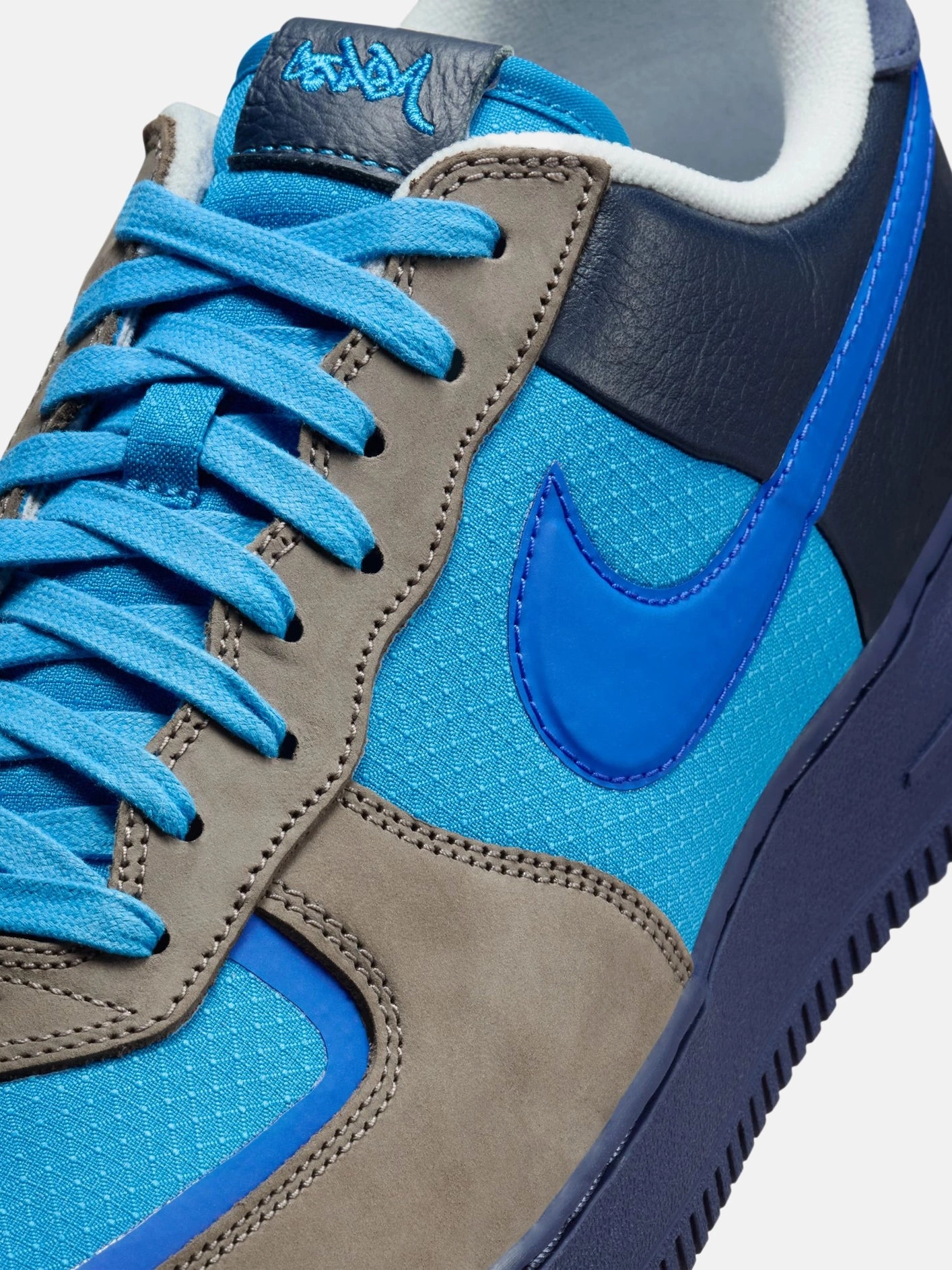 Stash x Nike Air Force 1 Low "Soft Grey" Street Style