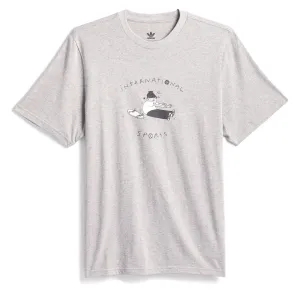 Stationery Adidas HJ Stretch T-Shirt - Medium Grey Heather Rompers
