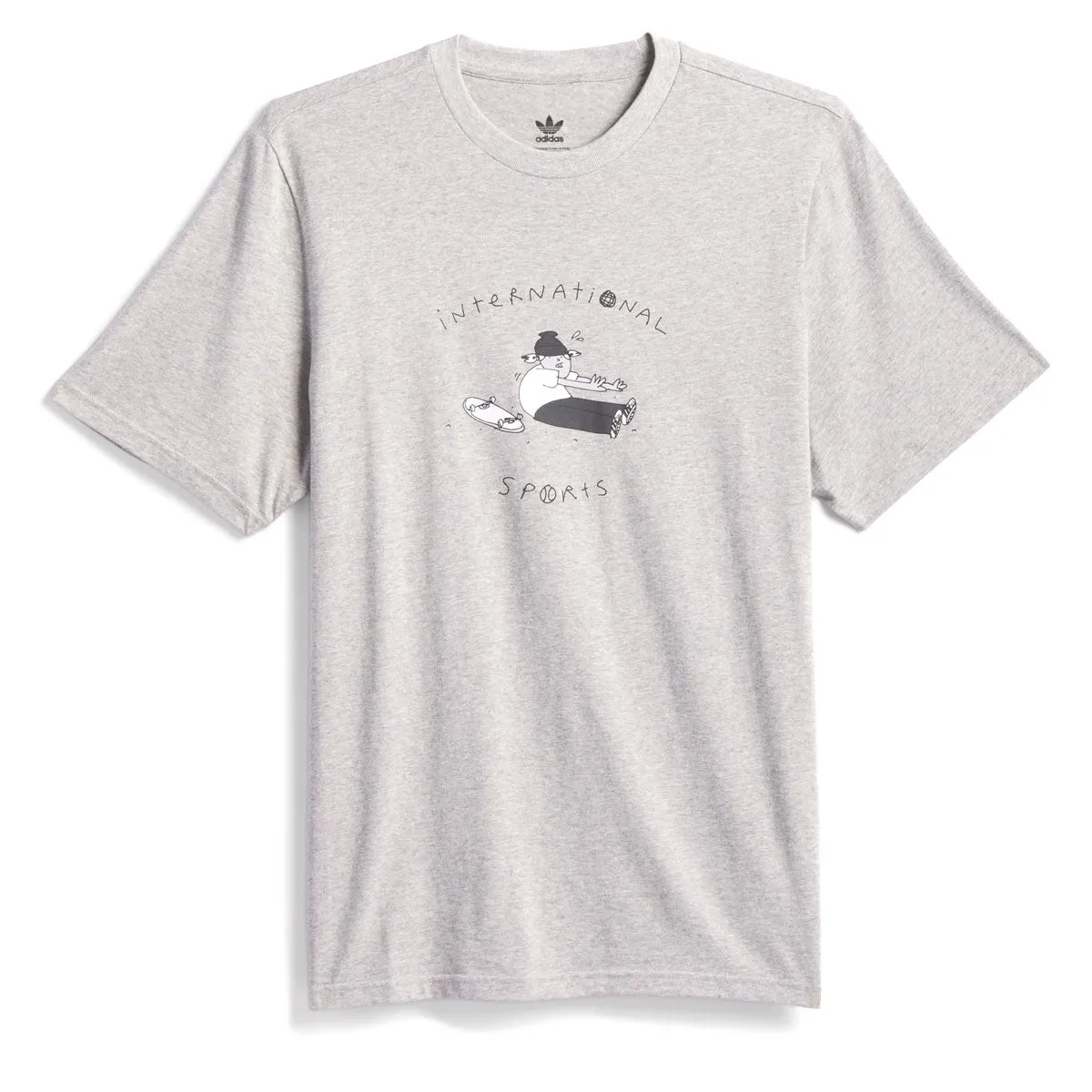 Stationery Adidas HJ Stretch T-Shirt - Medium Grey Heather Rompers