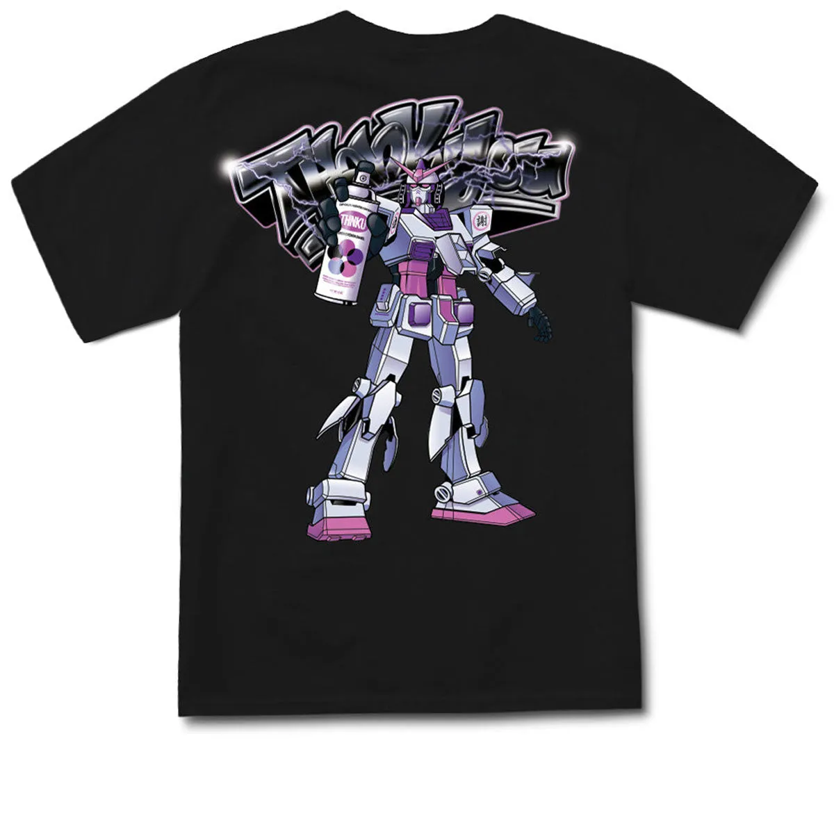 Stationery Thank You Gundam T-Shirt - Black Audiobooks