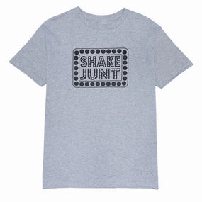 Stationery Shake Junt One Pass T-Shirt - Heather Grey Jewelry