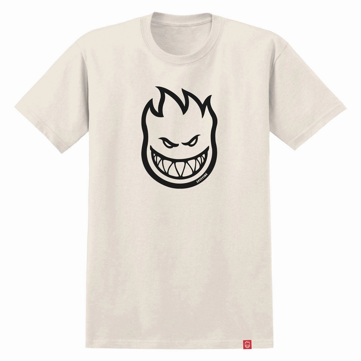 Stationery Spitfire Bighead T-Shirt - Cream/Black Classic Styles