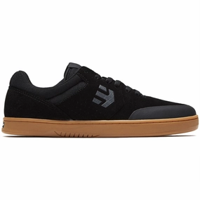 Statues Etnies Marana Shoes - Black/Dark Grey/Gum Size Chart