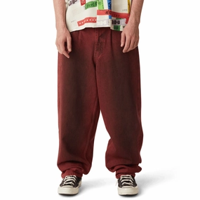 Streaming Services HUF Cromer Washed Jeans - Lava Red Magazines