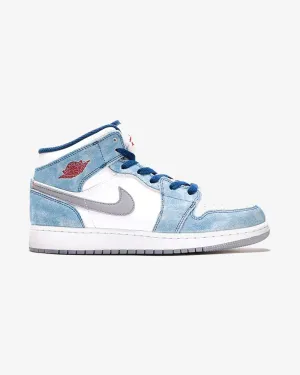 Elite Design NIKE AIR JORDAN1 MID SE FRENCH BLUE FIRE RED