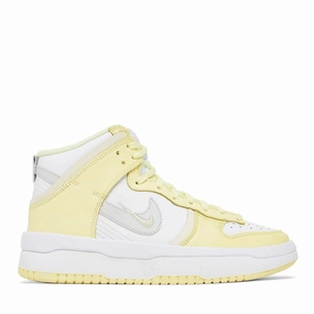 Elevated shock absorption Classic Style NIKE DUNK HIGH UP LIGHT LEMON YELLOW -