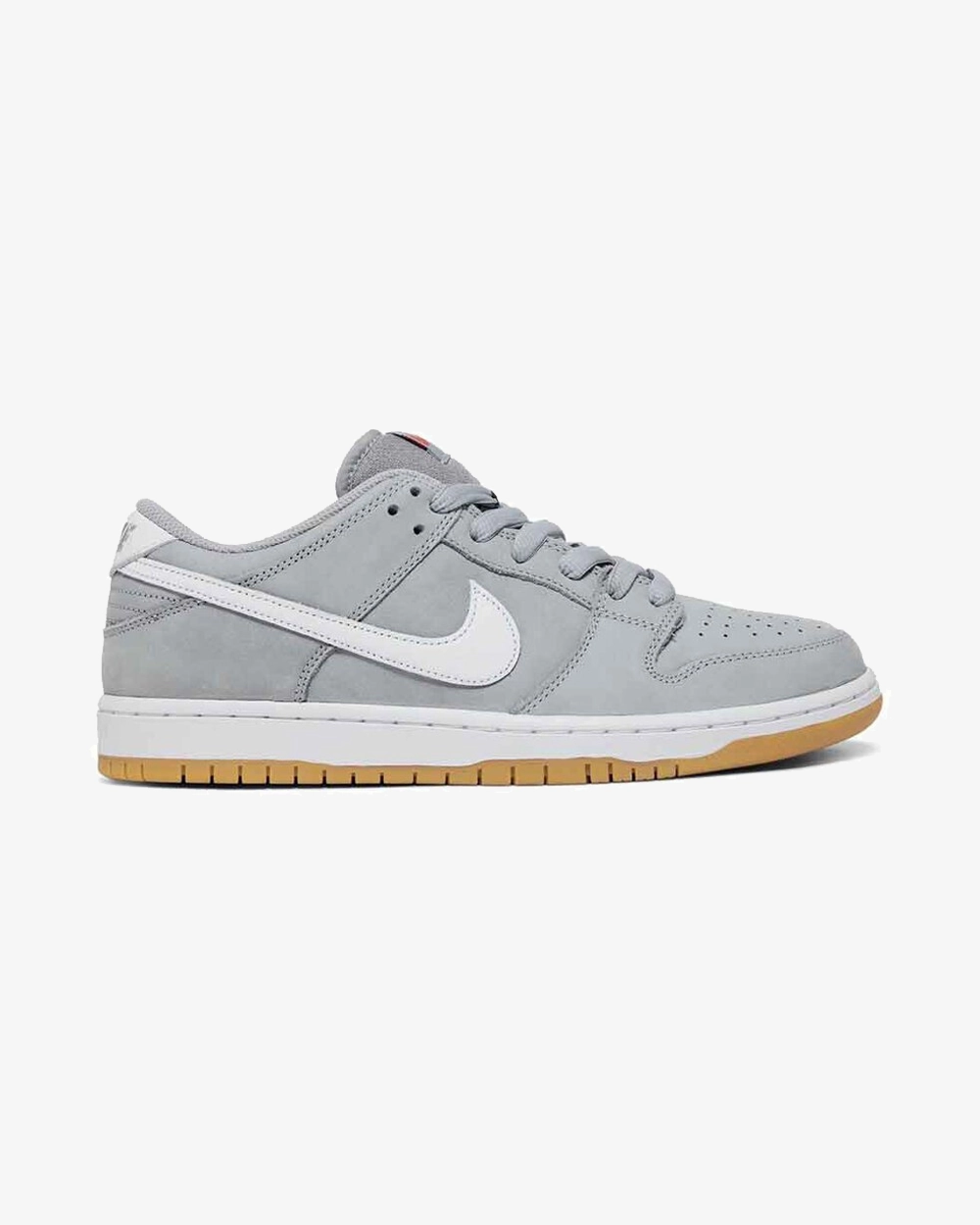 NIKE SB DUNK LOW PRO ISO ORANGE LABEL WOLF GREY GUM Cool Finish