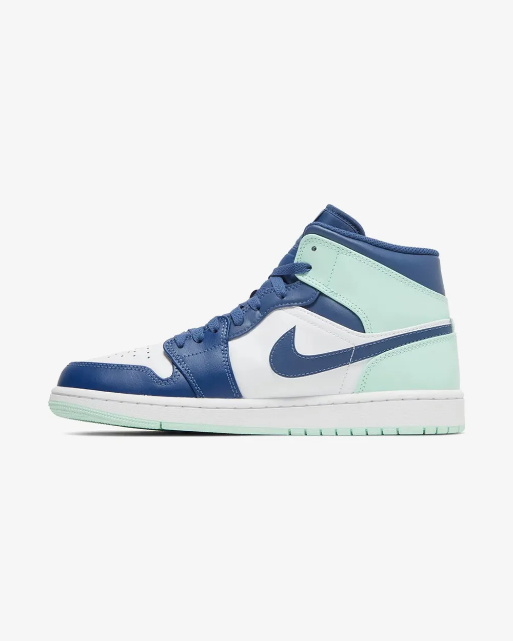 Structured wear NIKE AIR JORDAN1 MID BLUE MINT