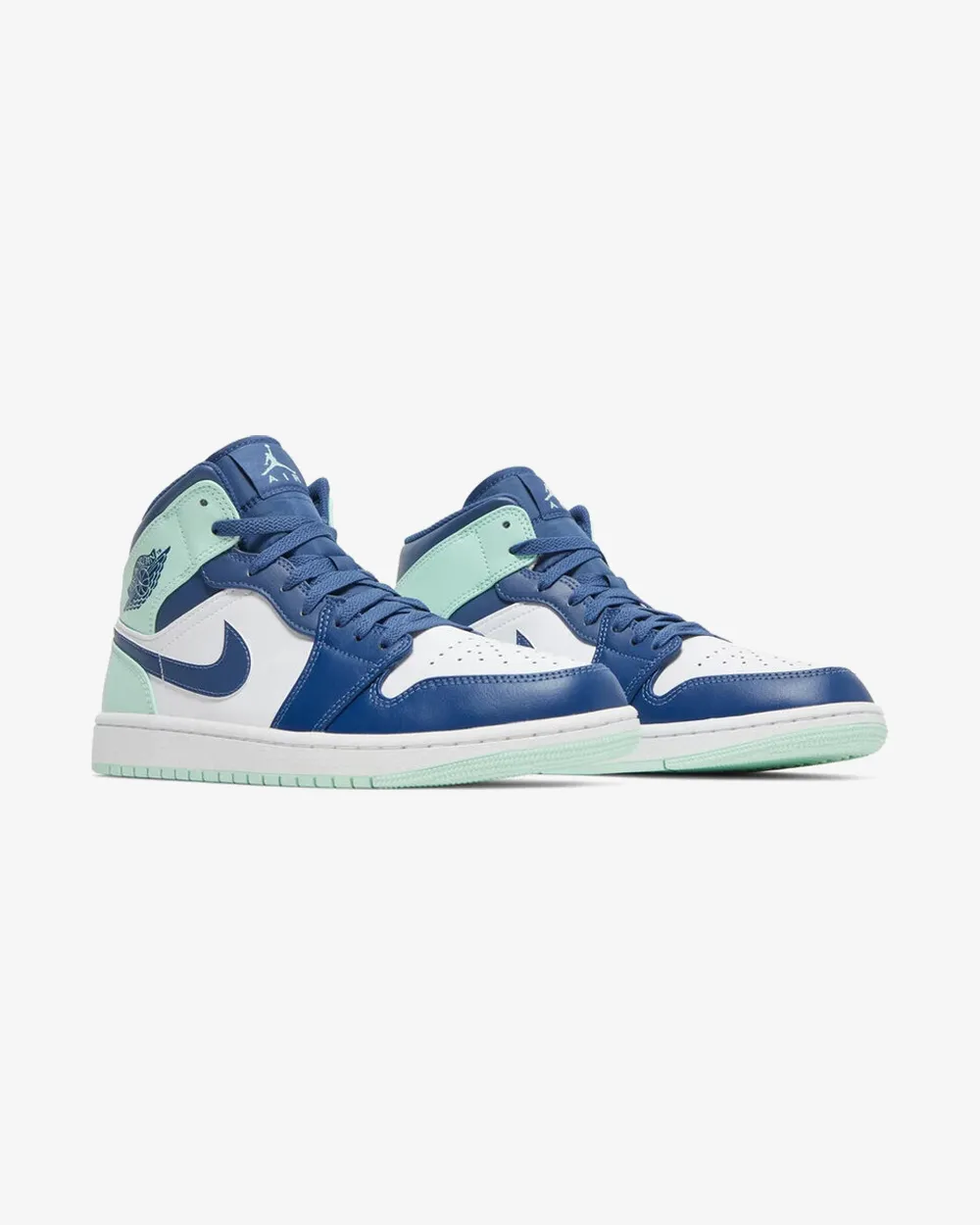 Structured wear NIKE AIR JORDAN1 MID BLUE MINT