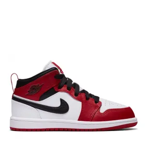NIKE AIR JORDAN1 MID CHICAGO WHITE HEEL PS (NEW) Extra Padding