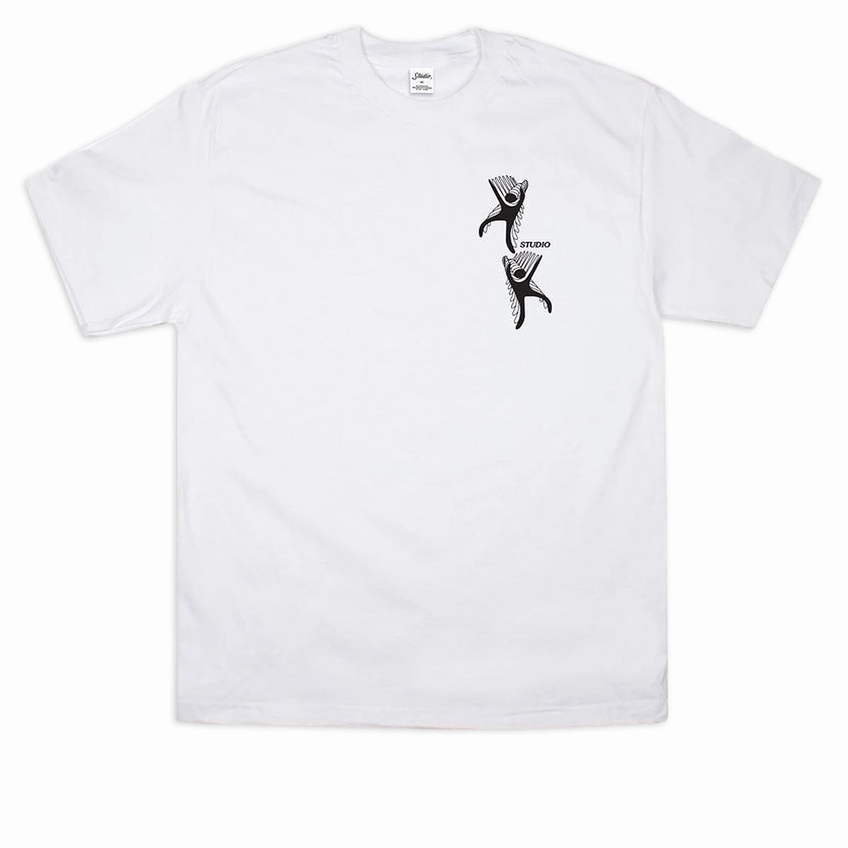 Studio Body Roll T-Shirt - White PPE Tech Accessories