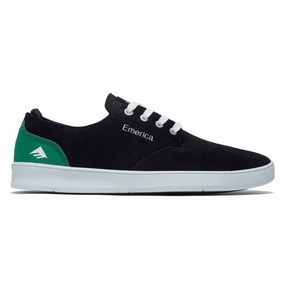 Style Tips Emerica Romero Laced Shoes - Black/Green/White TV Shows