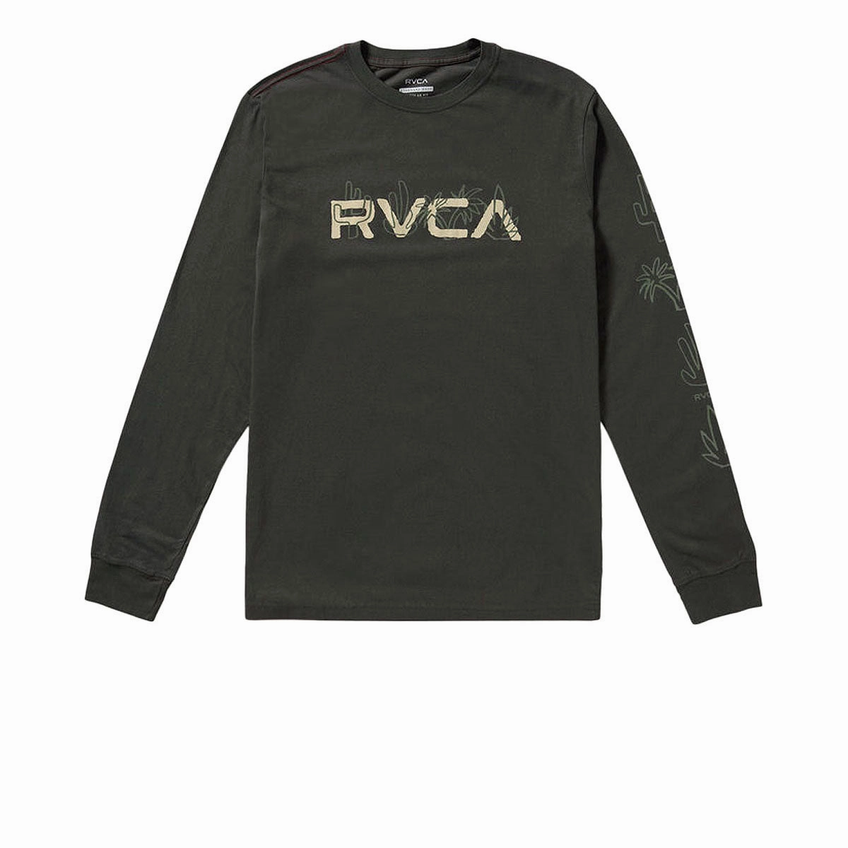 Style Tips RVCA Desertscape Long Sleeve T-Shirt - Pirate Black Travel Accessories