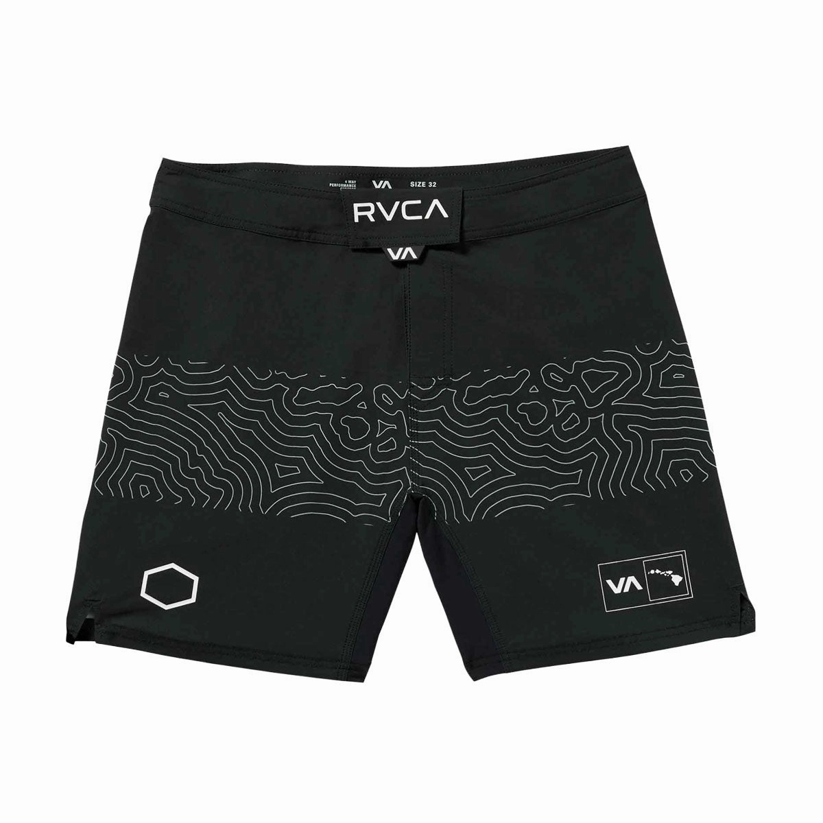 Style Tips RVCA Hawaii Fight Scrapper 17 Shorts - Black Clothing Essentials