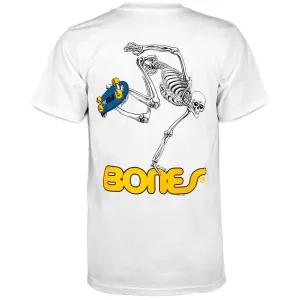 Stylish Outfits Powell-Peralta Skateboard Skeleton T-Shirt - White Backpacks