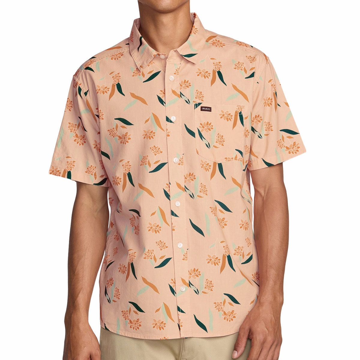 Stylish Accessories RVCA Botanical Shirt - Dusty Pink Vitamins