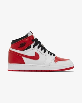 NIKE AIR JORDAN1 RETRO HIGH OG HERITAGE RED GS Versatile Fit Modern Aesthetic