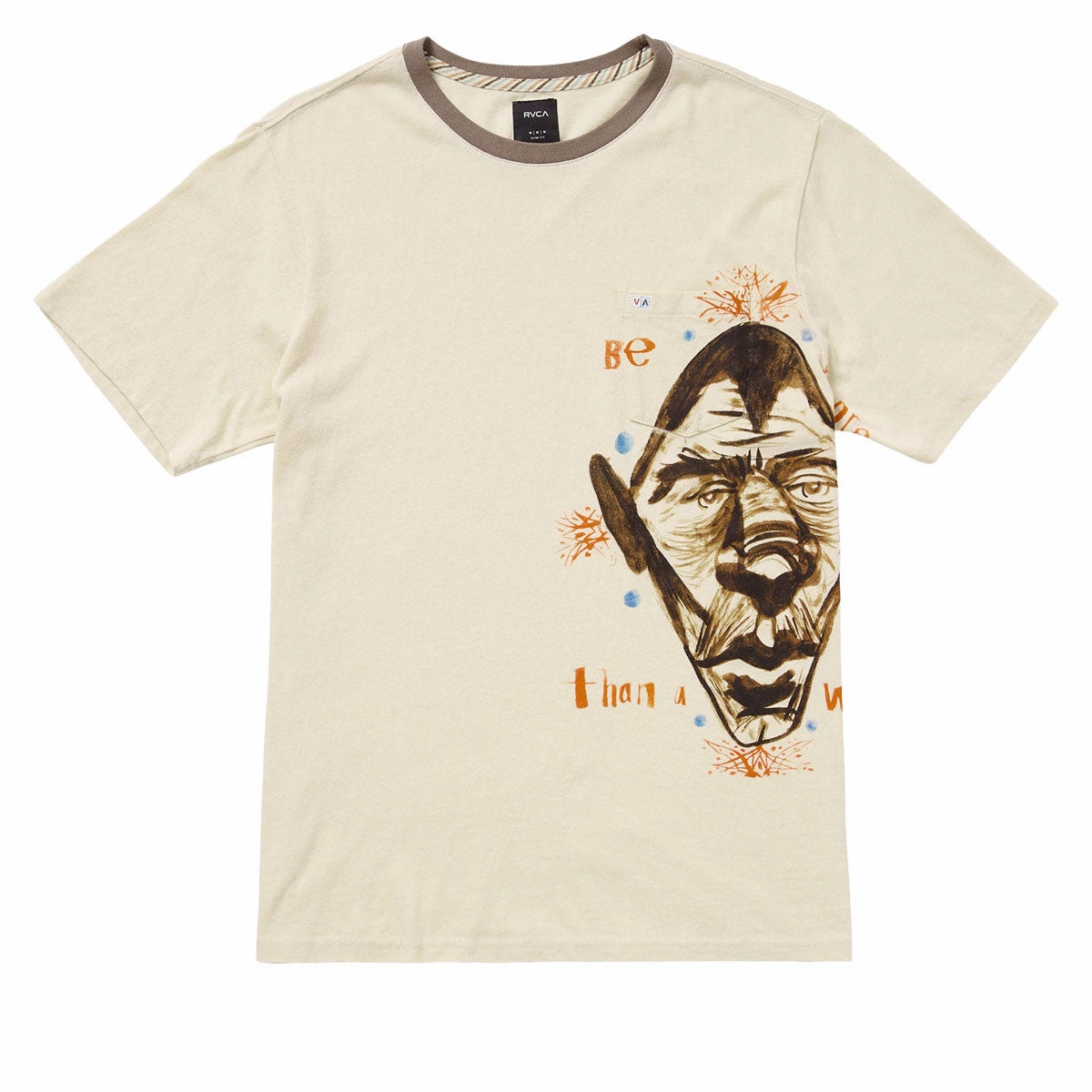 Stylish Outfits RVCA Jacobs Archive Pocket T-Shirt - Cream Computer Programs