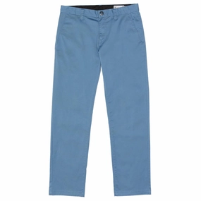 Suede Accessories Volcom Frickin Modern Stretch Pants - Blueberry Puzzles