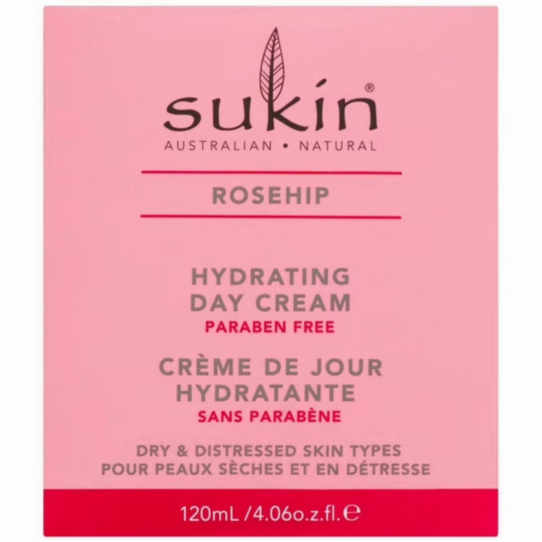 Sukin Rosehip Hydrating Day Cream 120mL