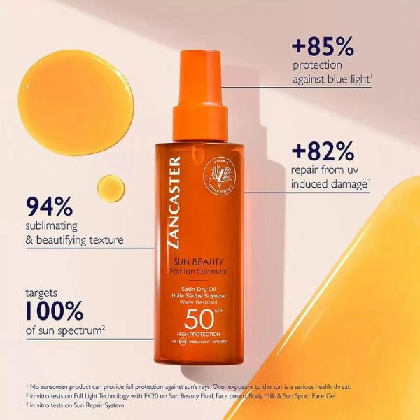 Sun Beauty Satin Dry Oil SPF50