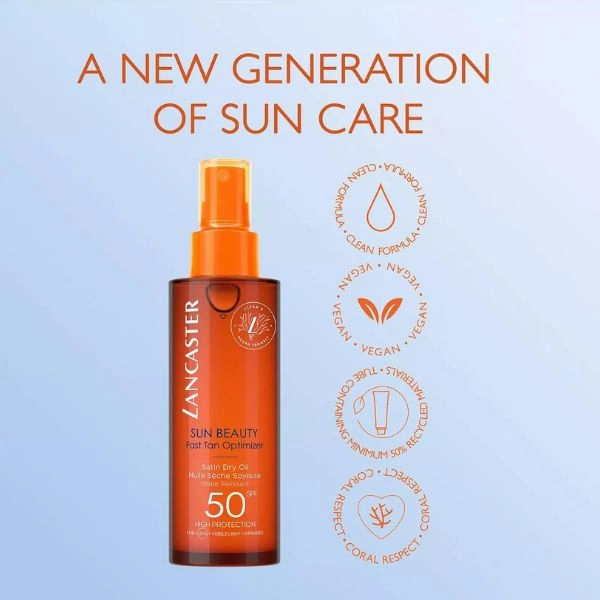 Sun Beauty Satin Dry Oil SPF50