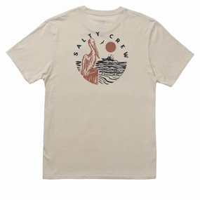 Sunglasses Salty Crew Stakeout T-Shirt - Bone Chef Wear