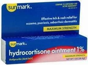 Sunmark Itch Relief 1% Strength Ointment, 1 oz. Tube