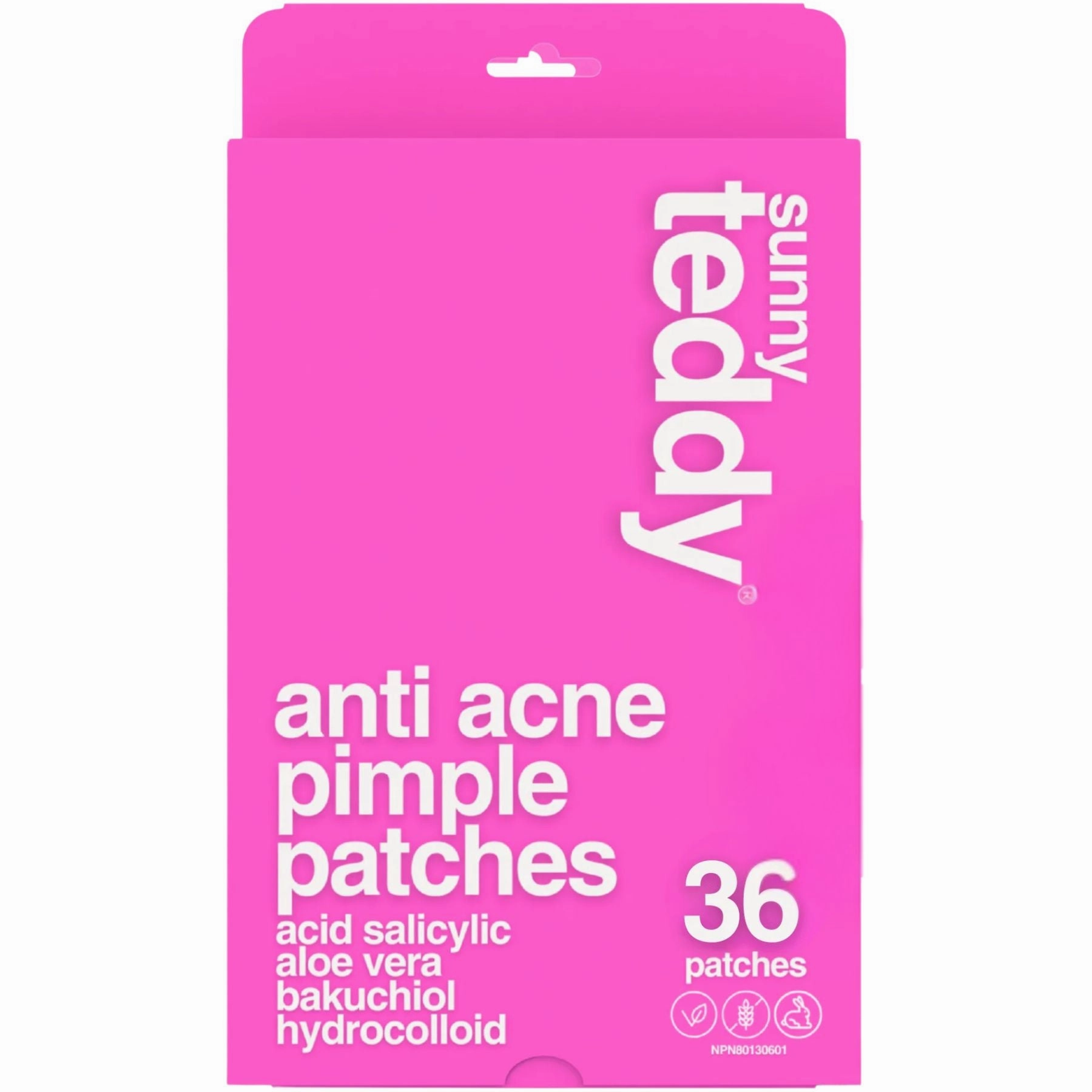 Sunny Teddy Anti Acne Pimple Patches - Clear Circle 36ct