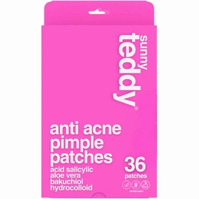 Sunny Teddy Anti Acne Pimple Patches - Clear Circle 36ct