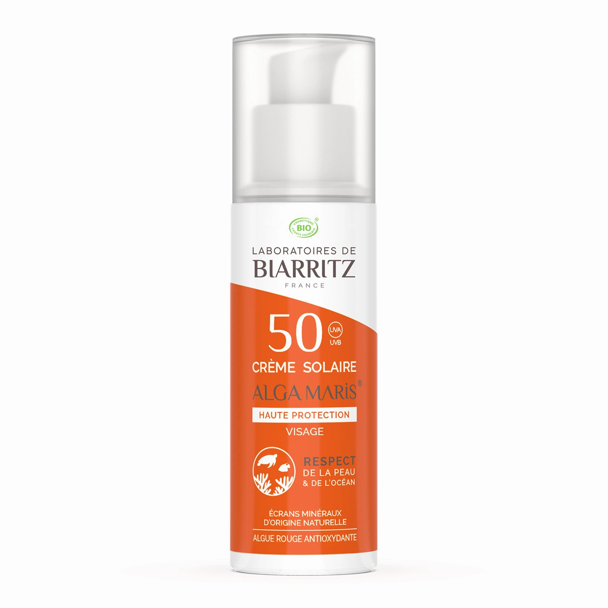 Sunscreen for face, SPF50, 50 ml
